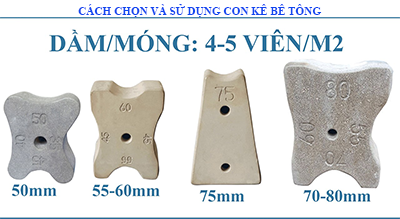 Hướng dẫn chọn và sử dụng cục kê bê tông